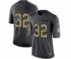 Seattle Seahawks #32 Chris Carson Limited Black 2016 Salute to Service Football Jersey