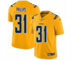 Los Angeles Chargers #31 Adrian Phillips Limited Gold Inverted Legend Football Jersey
