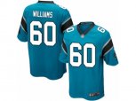Carolina Panthers #60 Daryl Williams Game Blue Alternate NFL Jersey