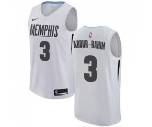 Memphis Grizzlies #3 Shareef Abdur-Rahim Swingman White Basketball Jersey - City Edition