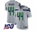 Seattle Seahawks #44 Nate Orchard Grey Alternate Vapor Untouchable Limited Player 100th Season Football Jersey