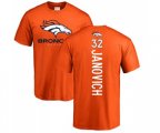 Denver Broncos #32 Andy Janovich Orange Backer T-Shirt
