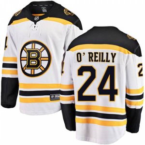 Boston Bruins #24 Terry O\'Reilly Authentic White Away Fanatics Branded Breakaway NHL Jersey