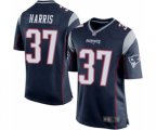 New England Patriots #37 Damien Harris Game Navy Blue Team Color Football Jersey