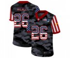 New England Patriots #26 Michel 2020 Nike USA Camo Salute to Service Limited Jersey