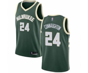 Milwaukee Bucks #24 Pat Connaughton Swingman Green Basketball Jersey - Icon Edition