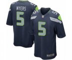 Seattle Seahawks #5 Jason Myers Game Navy Blue Team Color Football Jersey
