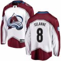 Colorado Avalanche #8 Teemu Selanne Fanatics Branded White Away Breakaway NHL Jersey
