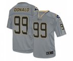 Los Angeles Rams #99 Aaron Donald Elite Lights Out Grey Football Jersey