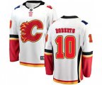 Calgary Flames #10 Gary Roberts Fanatics Branded White Away Breakaway Hockey Jersey