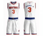 New York Knicks #3 Tim Hardaway Jr. Swingman White Basketball Suit Jersey - Association Edition