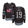 Columbus Blue Jackets #19 Liam Foudy Authentic Black 1917-2017 100th Anniversary NHL Jersey