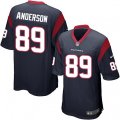 Houston Texans #89 Stephen Anderson Game Navy Blue Team Color NFL Jersey
