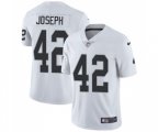 Oakland Raiders #42 Karl Joseph White Vapor Untouchable Limited Player Football Jersey