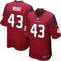 Houston Texans #43 Corey Moore Game Red Alternate NFL Jersey