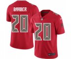 Tampa Bay Buccaneers #20 Ronde Barber Limited Red Rush Vapor Untouchable Football Jersey