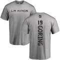 Los Angeles Kings #19 Butch Goring Ash Backer T-Shirt