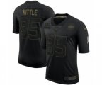San Francisco 49ers #85 George Kittle 2020 Salute To Service Limited Jersey Black