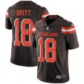 Cleveland Browns #18 Kenny Britt Brown Team Color Vapor Untouchable Limited Player NFL Jersey
