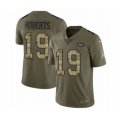 New York Jets #19 Andre Roberts Limited Olive Camo 2017 Salute to Service NFL Jersey