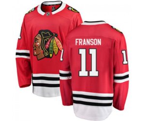 Chicago Blackhawks #11 Cody Franson Fanatics Branded Red Home Breakaway NHL Jersey