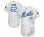 New York Mets Drew Smith Authentic White 2016 Father's Day Fashion Flex Base Baseball Player Jersey