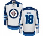 Winnipeg Jets #18 Bryan Little Authentic White Away NHL Jersey