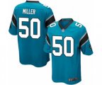 Carolina Panthers #50 Christian Miller Game Blue Alternate Football Jersey