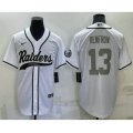 Las Vegas Raiders #13 Hunter Renfrow White Stitched MLB Cool Base Nike Baseball Jersey