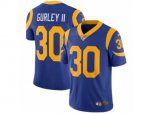 Los Angeles Rams #30 Todd Gurley Vapor Untouchable Limited Royal Blue Alternate NFL Jersey