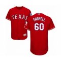 Texas Rangers #60 Luke Farrell Red Alternate Flex Base Authentic Collection Baseball Player Jersey