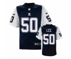 Dallas Cowboys #50 Sean Lee Throwback Blue jerseys