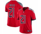 Tennessee Titans #21 Malcolm Butler Limited Red Inverted Legend Football Jersey