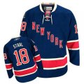 New York Rangers #18 Marc Staal Authentic Navy Blue Third NHL Jersey