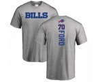 Buffalo Bills #70 Cody Ford Ash Backer T-Shirt