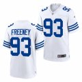 Indianapolis Colts Retired Player #93 Dwight Freeney Nike White Alternate Retro Vapor Limited Jersey