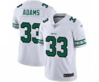 New York Jets #33 Jamal Adams Limited White Team Logo Fashion Football Jersey