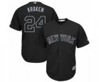 New York Yankees #24 Gary Sanchez Kraken Authentic Black 2019 Players Weekend Baseball Jersey