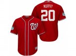 Washington Nationals #20 Daniel Murphy 2017 Spring Training Cool Base Stitched MLB Jersey