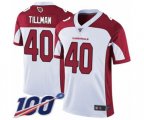Arizona Cardinals #40 Pat Tillman White Vapor Untouchable Limited Player 100th Season Football Jersey