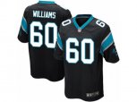 Carolina Panthers #60 Daryl Williams Game Black Team Color NFL Jersey