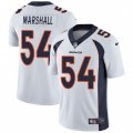 Denver Broncos #54 Brandon Marshall White Vapor Untouchable Limited Player NFL Jersey