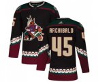 Arizona Coyotes #45 Josh Archibald Premier Black Alternate Hockey Jersey