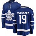 Toronto Maple Leafs #19 Tomas Plekanec Authentic Royal Blue Home Fanatics Branded Breakaway NHL Jersey