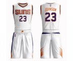 Phoenix Suns #23 Cameron Johnson Swingman White Basketball Suit Jersey - Association Edition