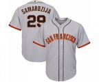 San Francisco Giants #29 Jeff Samardzija Replica Grey Road Cool Base Baseball Jersey