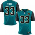 Jacksonville Jaguars #33 Chris Ivory Teal Green Team Color Vapor Untouchable Elite Player NFL Jersey