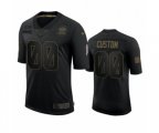 Green Bay Packers Custom Black 2020 Salute to Service Limited Jersey