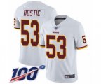 Washington Redskins #53 Jon Bostic White Vapor Untouchable Limited Player 100th Season Football Jersey