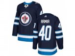 Winnipeg Jets #40 Joel Armia Navy Blue Home Authentic Stitched NHL Jersey